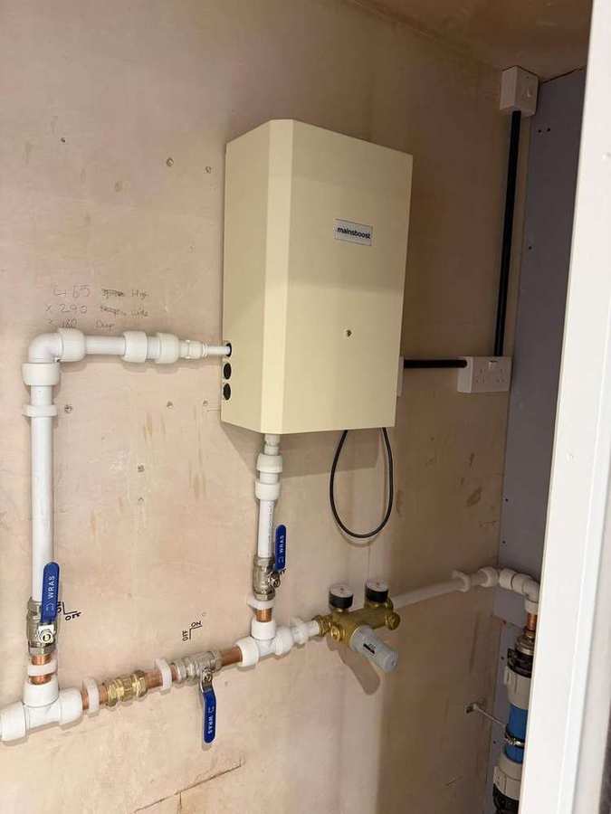 Mainsboost water pressure install — HeatWave Manchester